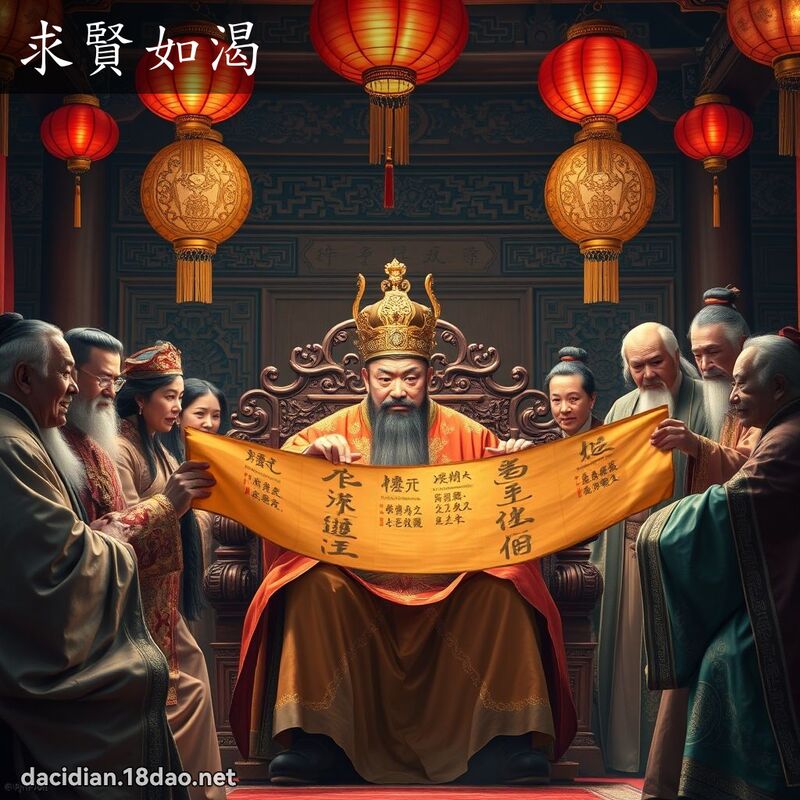 求賢如渴 - 國語大辭典配圖