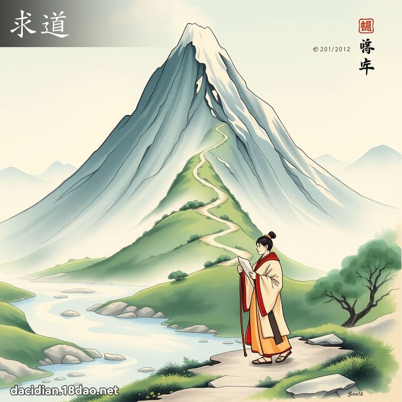 求道 - 國語大辭典配圖