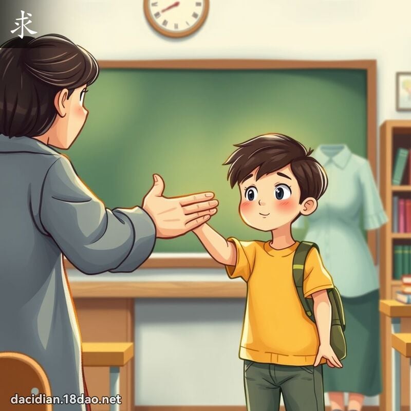 求 - 國語大辭典配圖