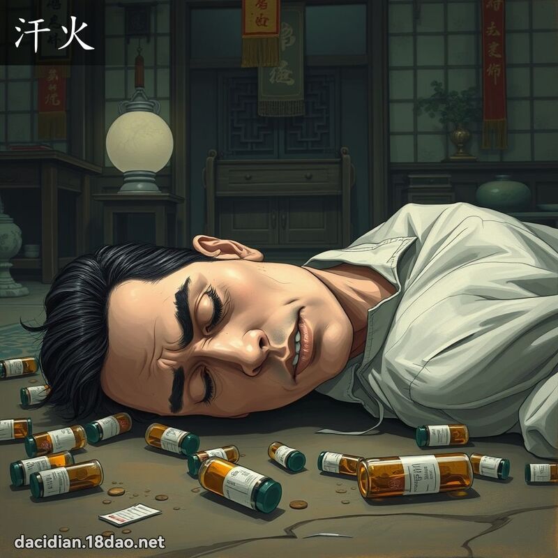 汗火 - 國語大辭典配圖