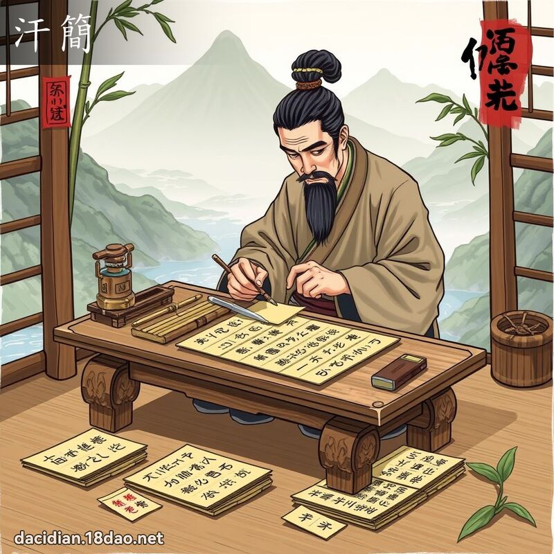 汗簡 - 國語大辭典配圖
