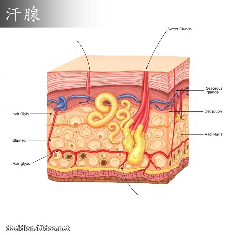 汗腺 - 国语大辞典配图