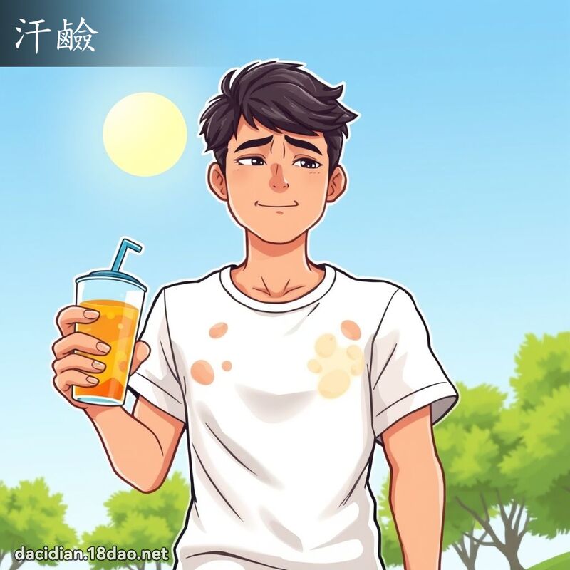 汗鹼 - 國語大辭典配圖