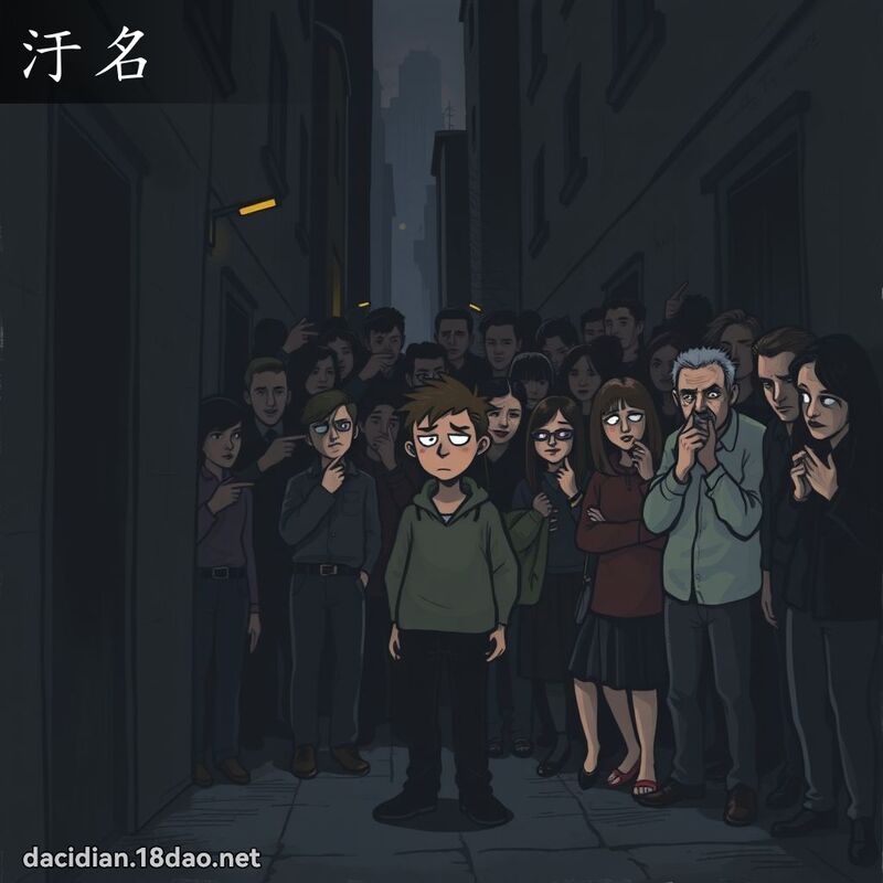 汙名 - 國語大辭典配圖