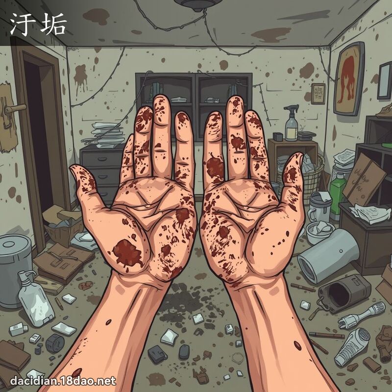 汙垢 - 国语大辞典配图
