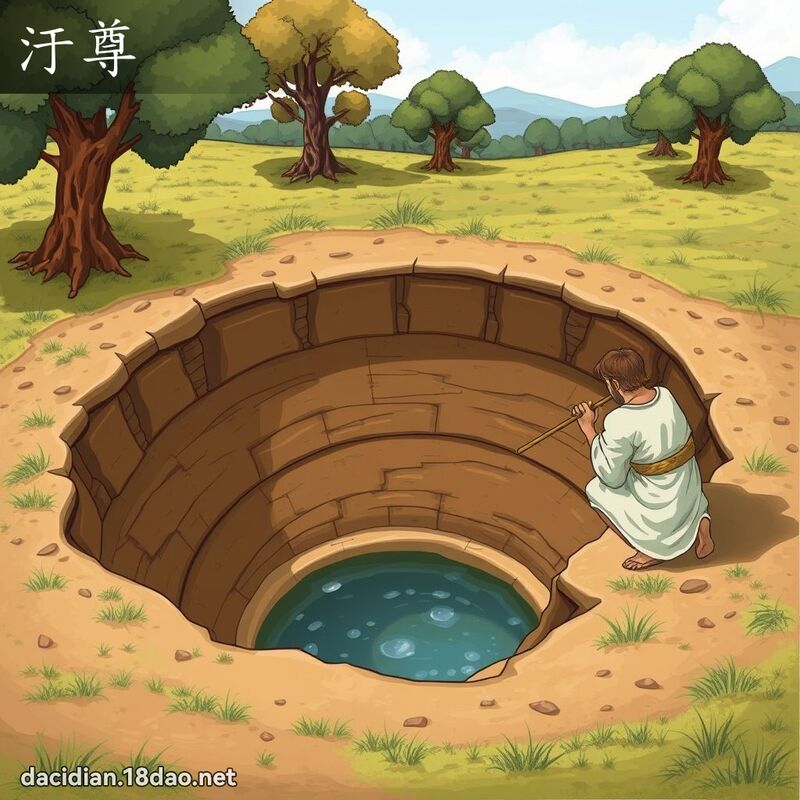 汙尊 - 國語大辭典配圖