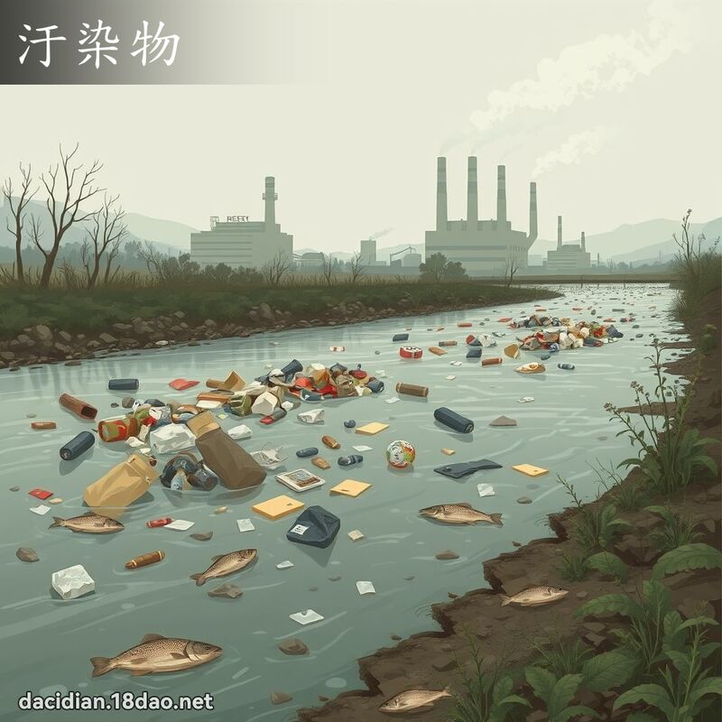 汙染物 - 国语大辞典配图