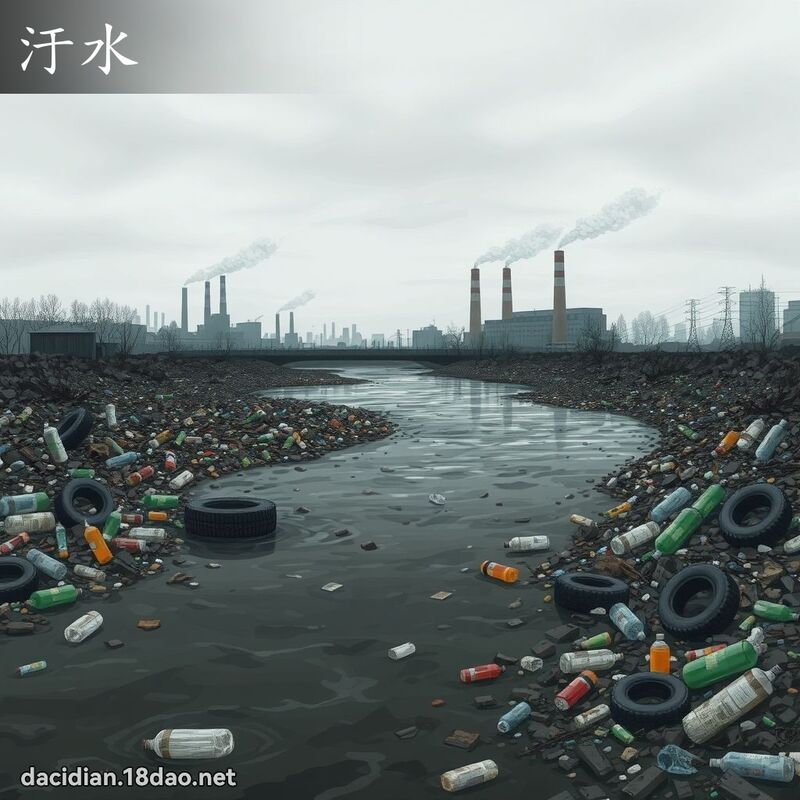 词语: 汙水 (多意词)