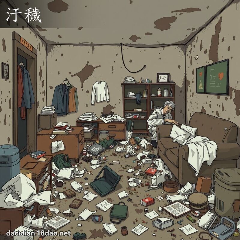 汙穢 - 國語大辭典配圖