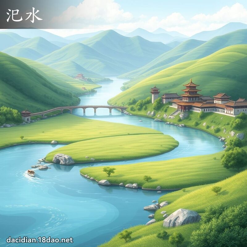 汜水 - 國語大辭典配圖