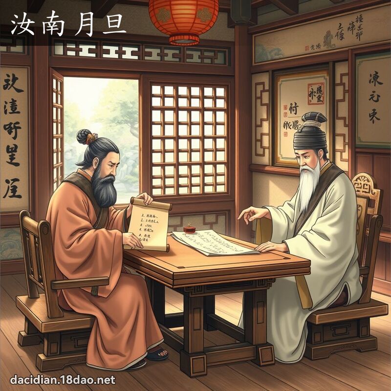 汝南月旦 - 国语大辞典配图