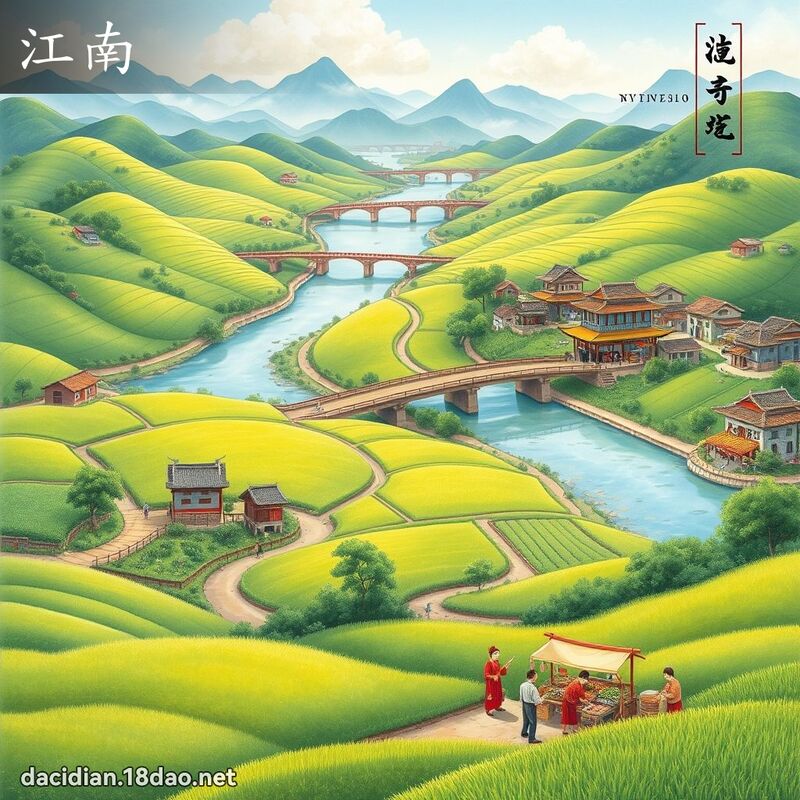 江南 - 國語大辭典配圖