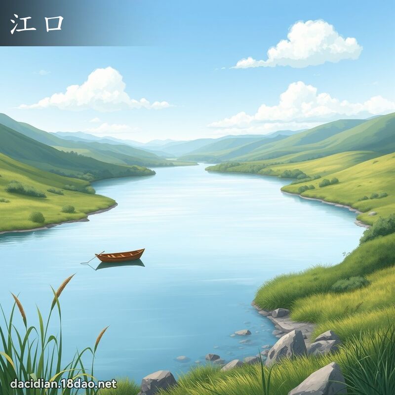 江口 - 國語大辭典配圖