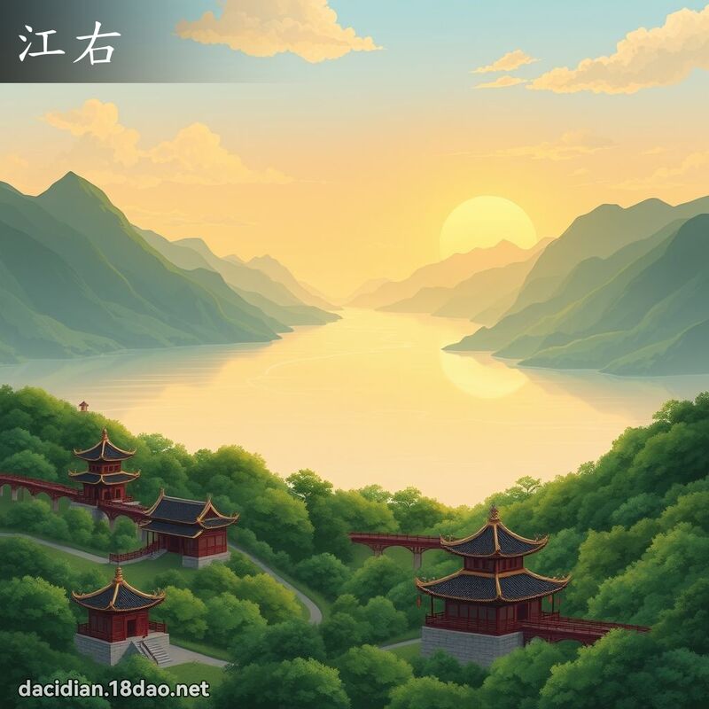 江右 - 國語大辭典配圖