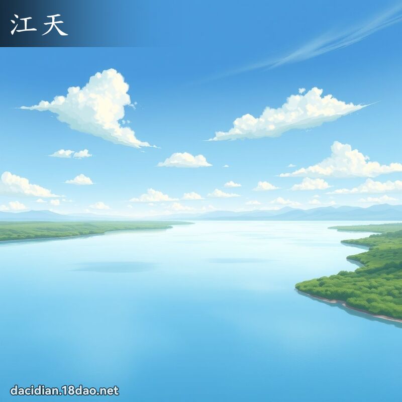 江天 - 国语大辞典配图