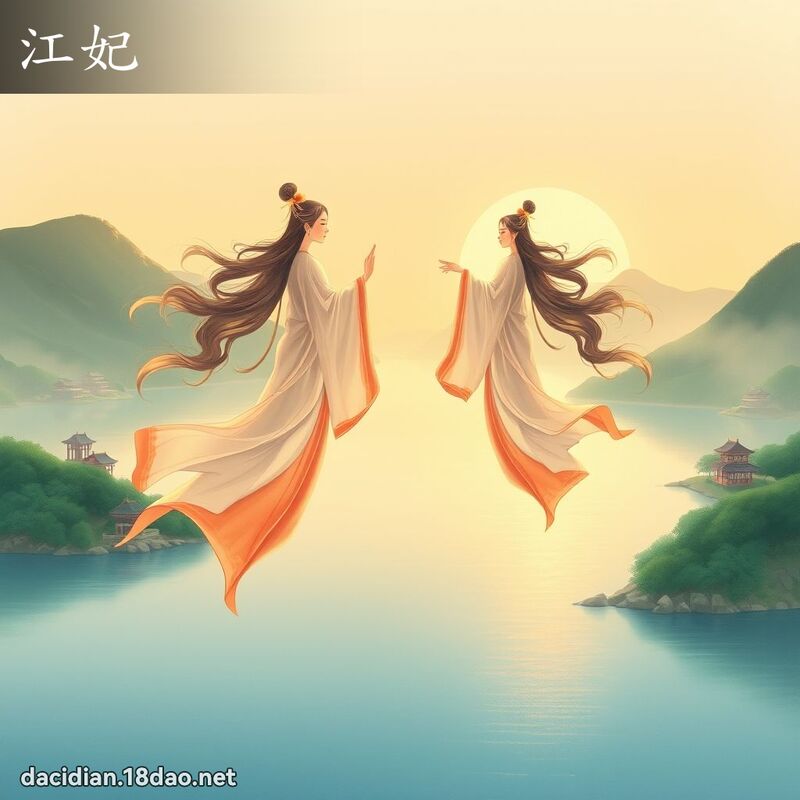 江妃 - 國語大辭典配圖