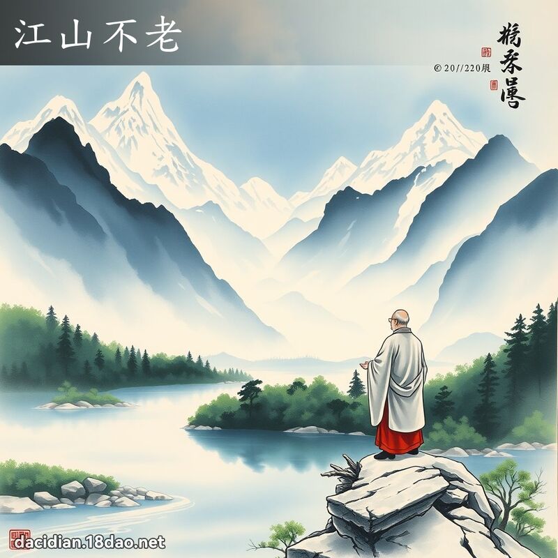 江山不老 - 國語大辭典配圖