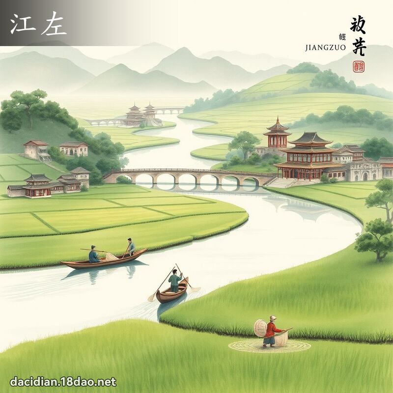 江左 - 國語大辭典配圖