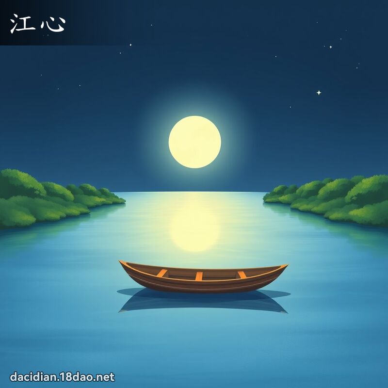 江心 - 国语大辞典配图