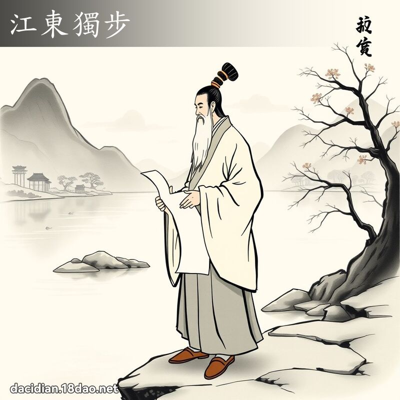 江東獨步 - 國語大辭典配圖