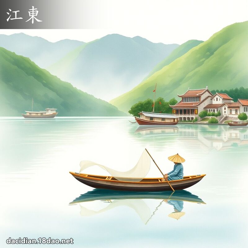 江东 - 国语大辞典配图