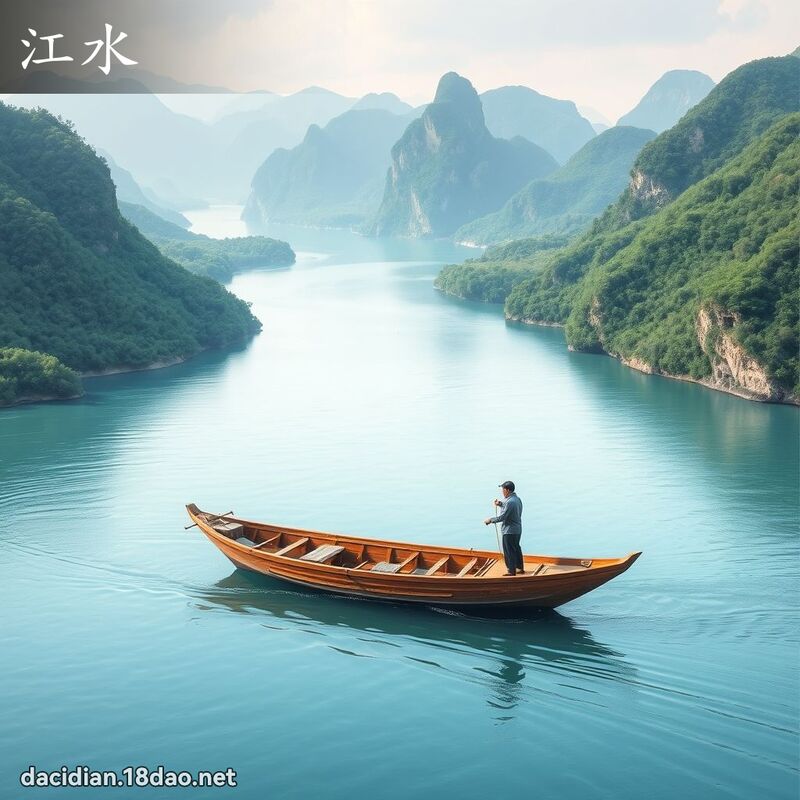 江水 - 國語大辭典配圖