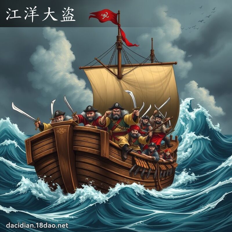 江洋大盜 - 國語大辭典配圖