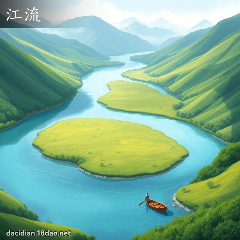 江流 - 國語大辭典配圖