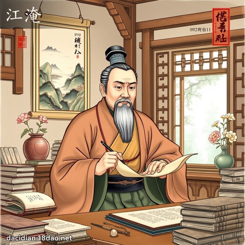江淹 - 國語大辭典配圖