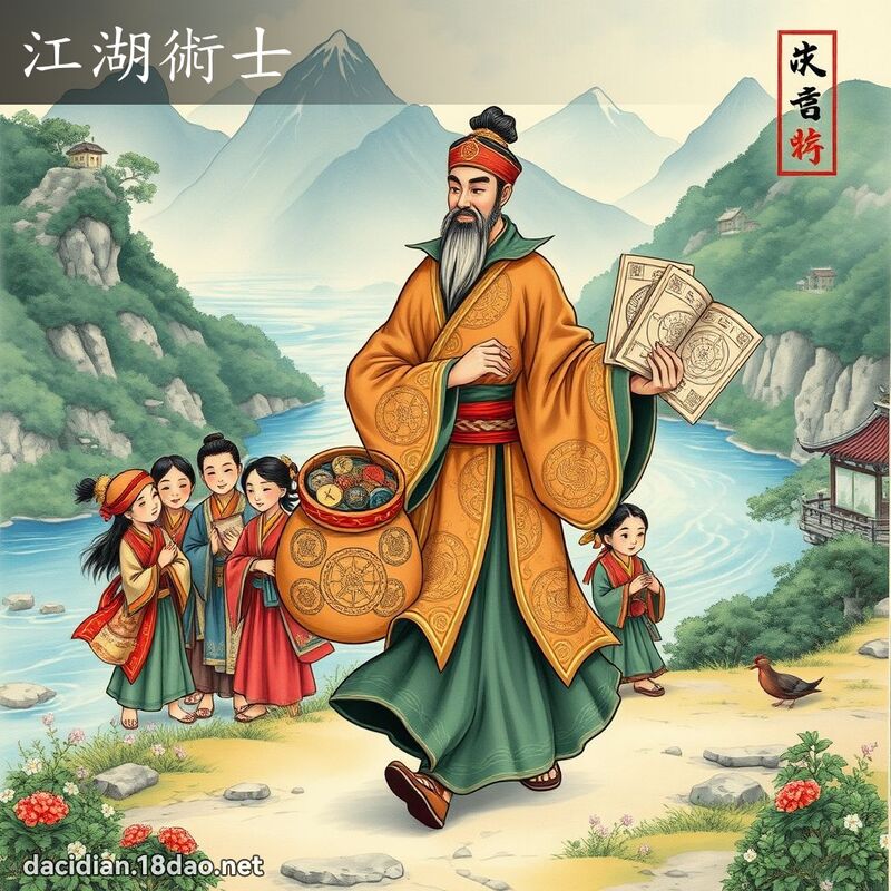 江湖術士 - 國語大辭典配圖