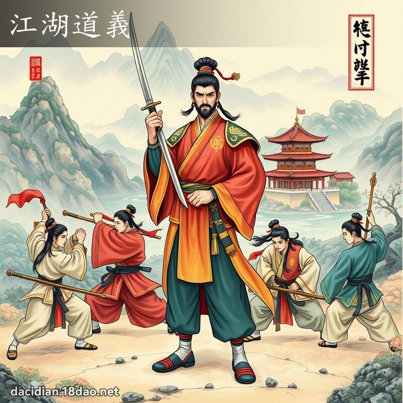 江湖道義 - 國語大辭典配圖