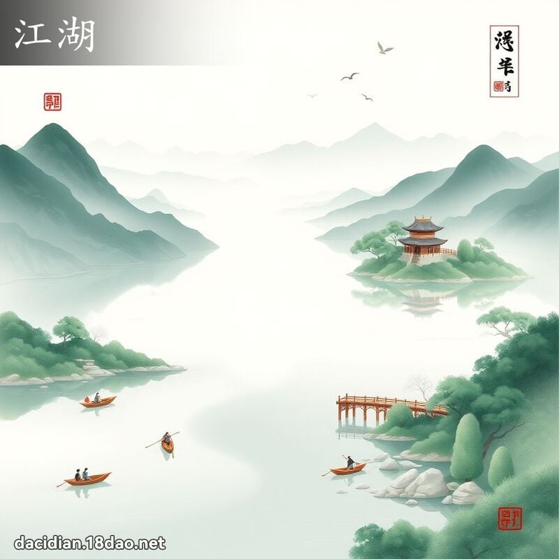 詞語: 江湖 (多意詞)