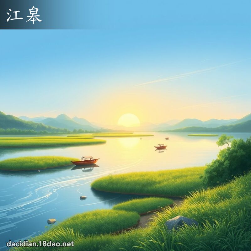 江皋 - 國語大辭典配圖