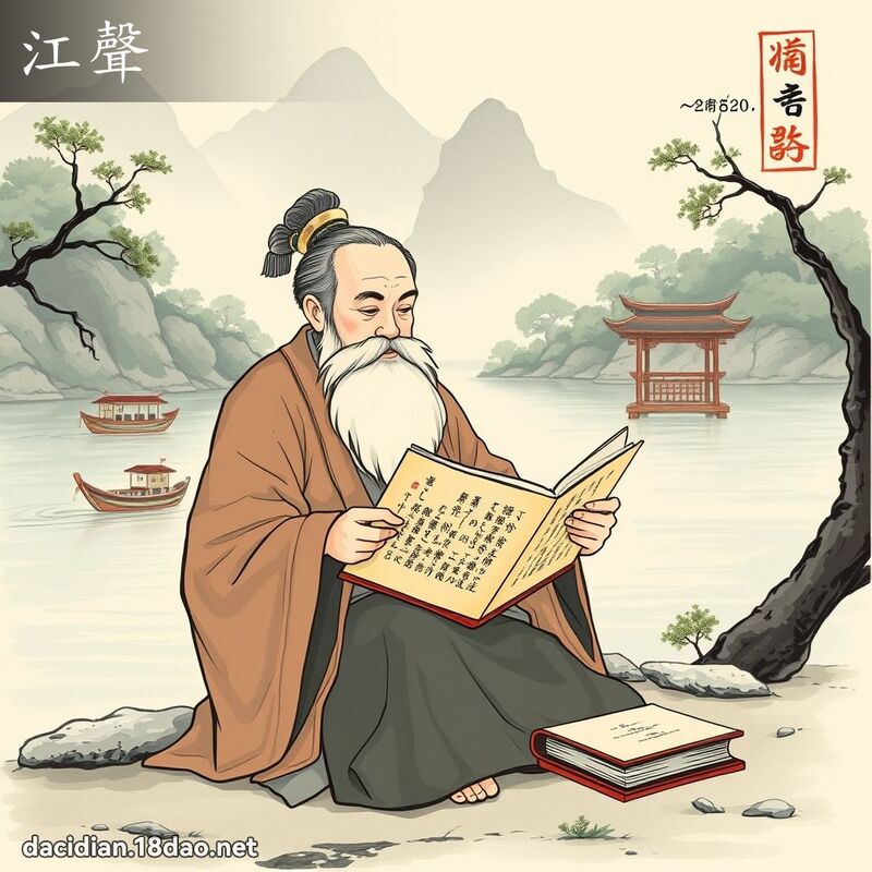 江聲 - 國語大辭典配圖