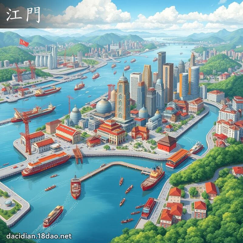江门 - 国语大辞典配图