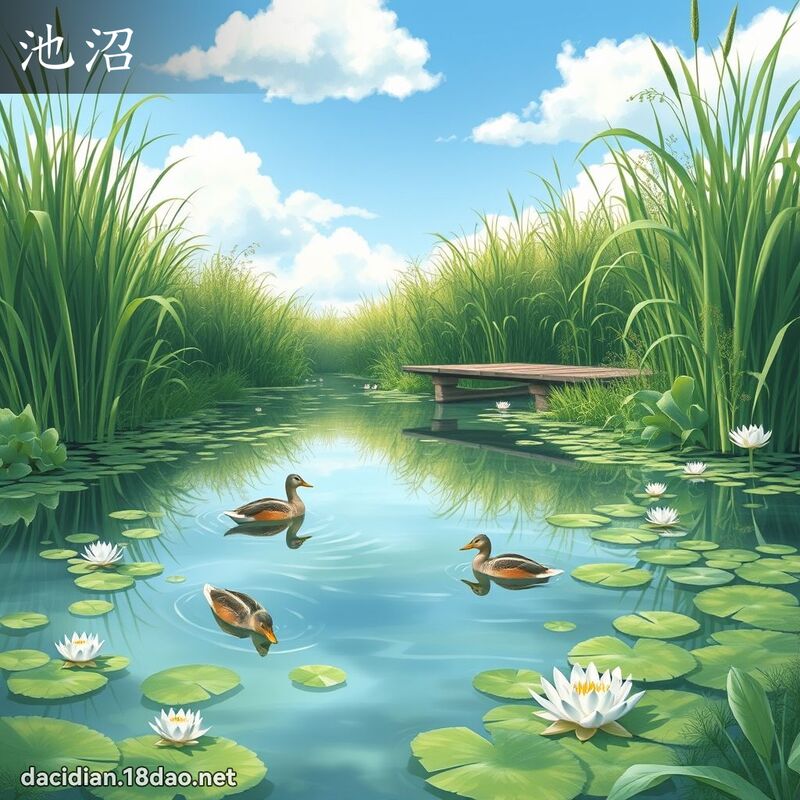 池沼 - 國語大辭典配圖