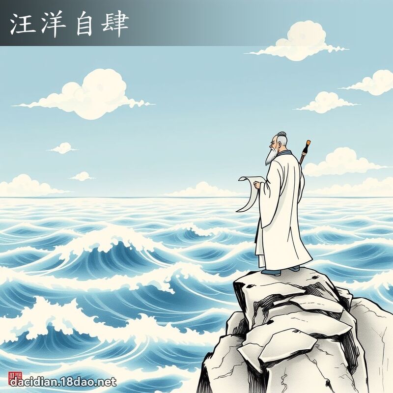 汪洋自肆 - 國語大辭典配圖