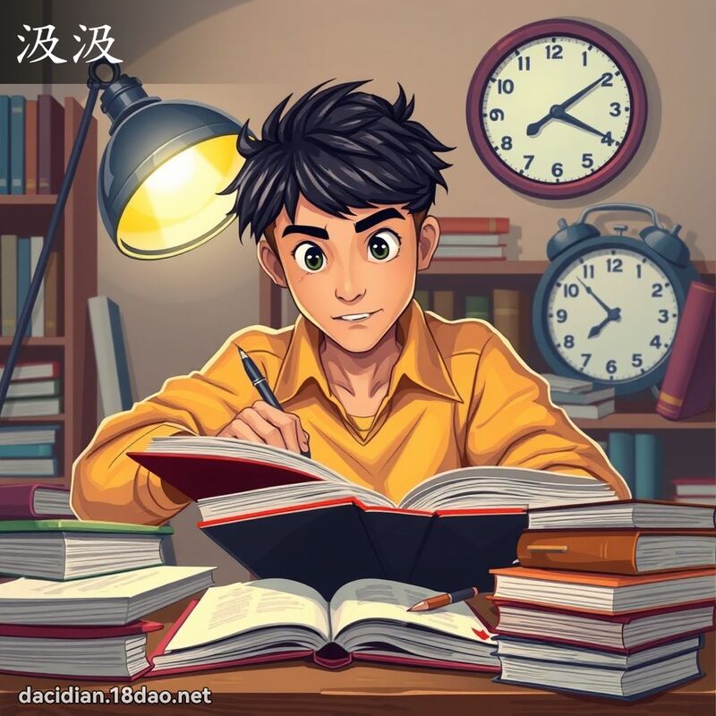 汲汲 - 國語大辭典配圖
