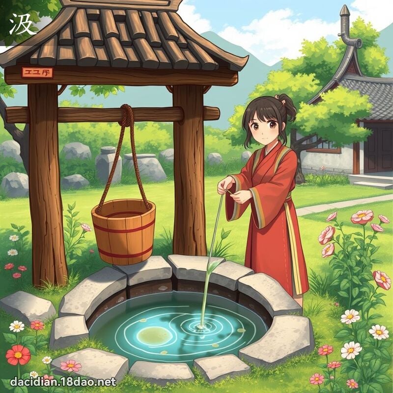 汲 - 國語大辭典配圖