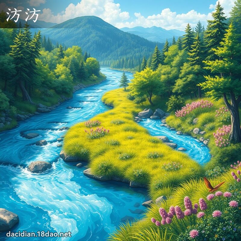 汸汸 - 國語大辭典配圖