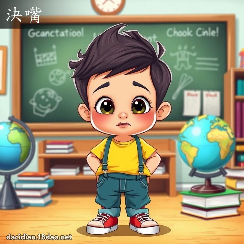 決嘴 - 國語大辭典配圖