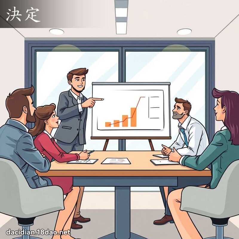 決定 - 國語大辭典配圖