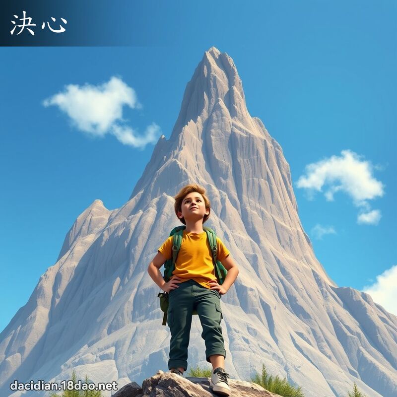 決心 - 國語大辭典配圖