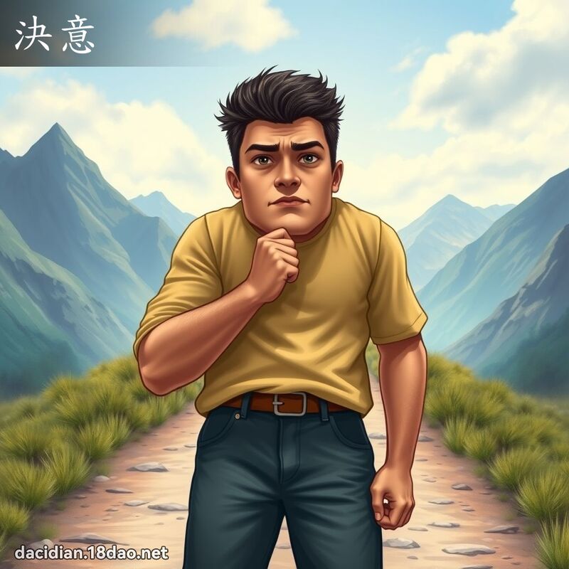 決意 - 國語大辭典配圖