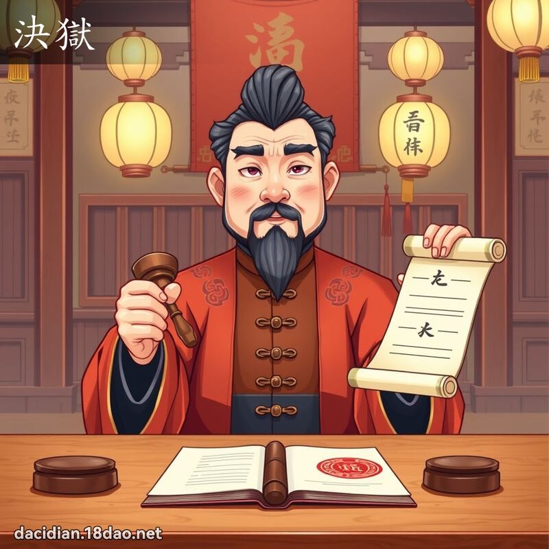決獄 - 國語大辭典配圖