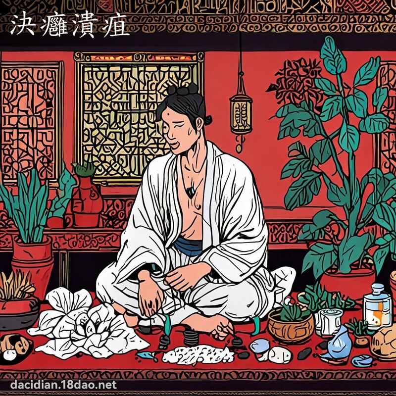 決癰潰疽 - 國語大辭典配圖