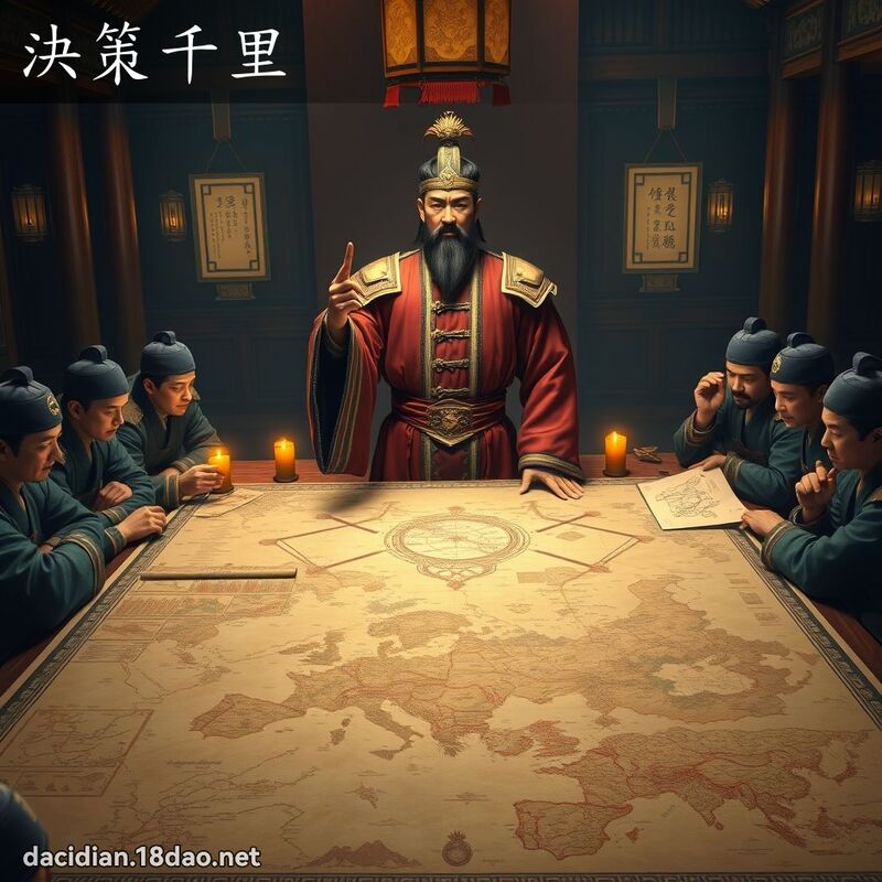 決策千里 - 國語大辭典配圖