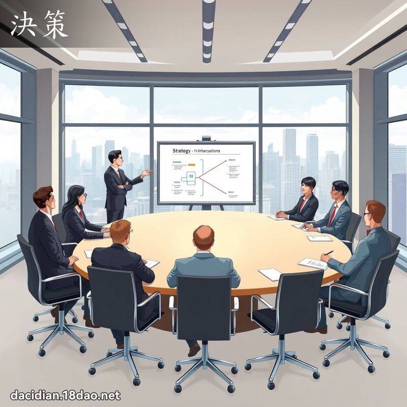决策 - 国语大辞典配图