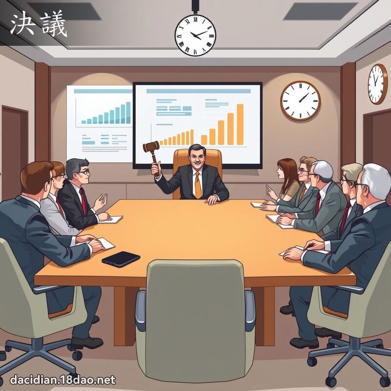 决议 - 国语大辞典配图