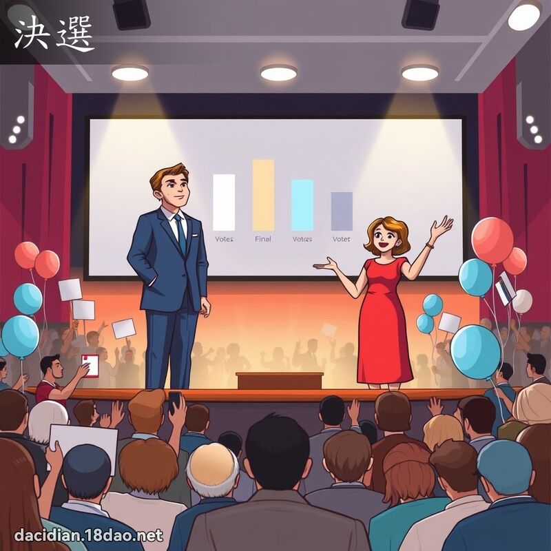 決選 - 國語大辭典配圖